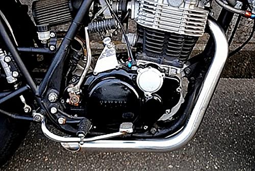 Amazon | 部品屋K&W SR400/500用ショートドラッグパイプマフラー
